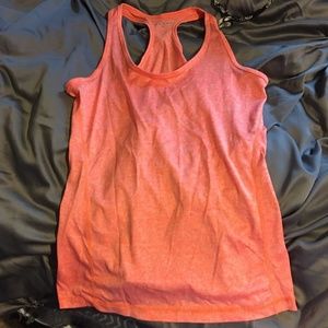 Icy Zone Coral Halterback Workout Top